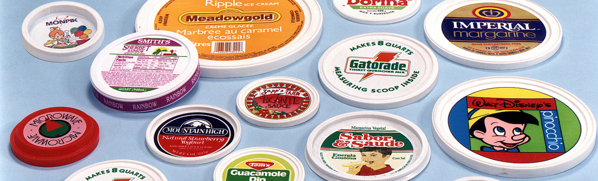 Printed caps and closures by Desco Machine Company